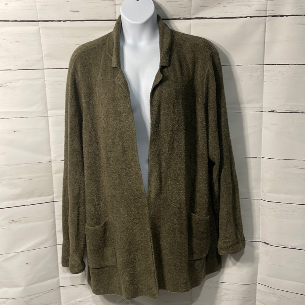 Barefoot Dreams CozyChicLite Double knit cardi 3x